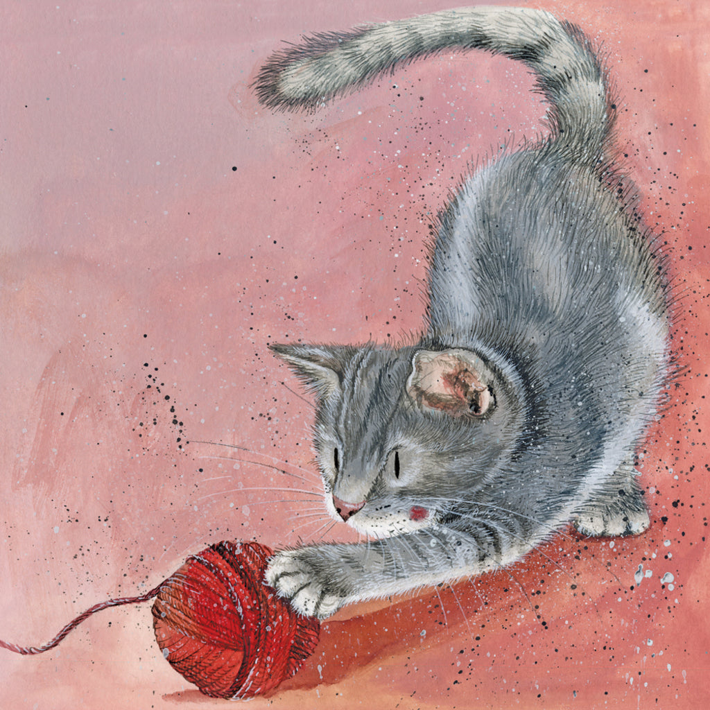 BALL OF WOOL BLANK CARD AC812