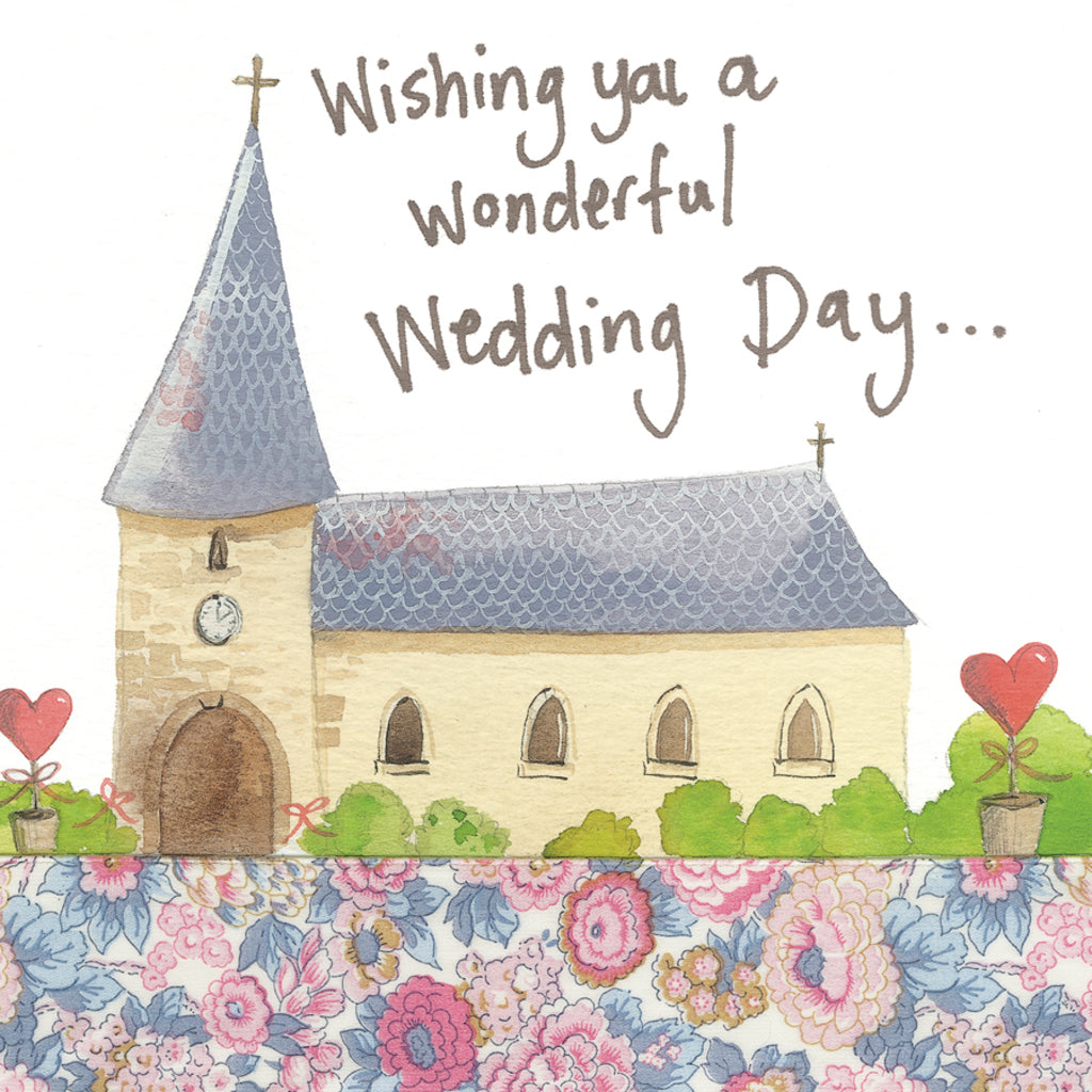 CHURCH WEDDING CARD S28