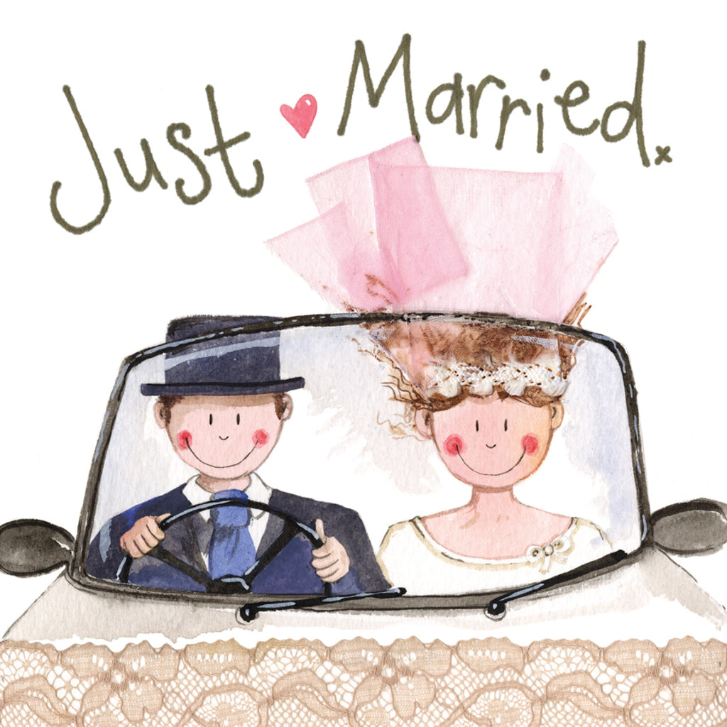 JUST MARRIED WEDDING CARD S89