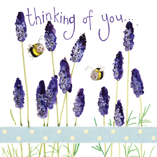 LAVENDER THINKING OF YOU CARD S93