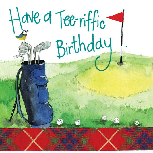 GOLF BAG BIRTHDAY CARD S115