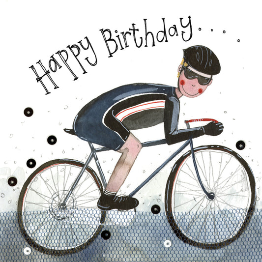 CYCLIST BIRTHDAY CARD S273