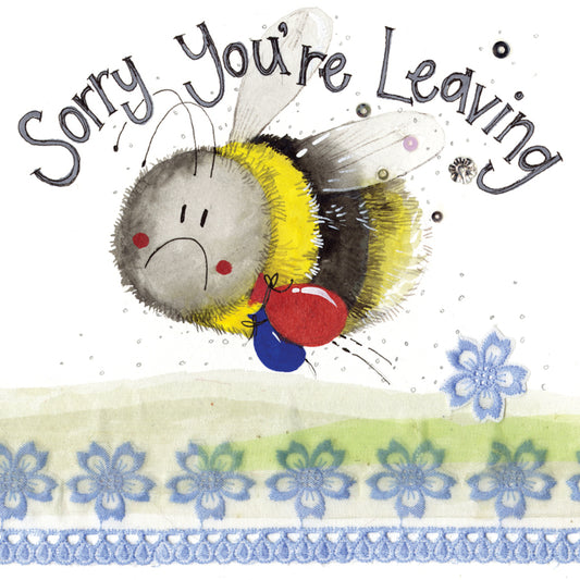 BEE LEAVING CARD S305