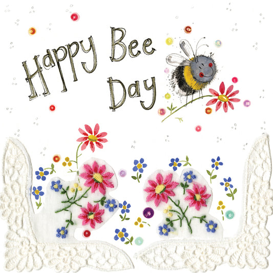 BEE DAY BIRTHDAY CARD S317