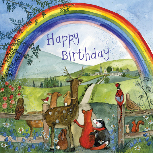 BIRTHDAY RAINBOW BIRTHDAY CARD S390