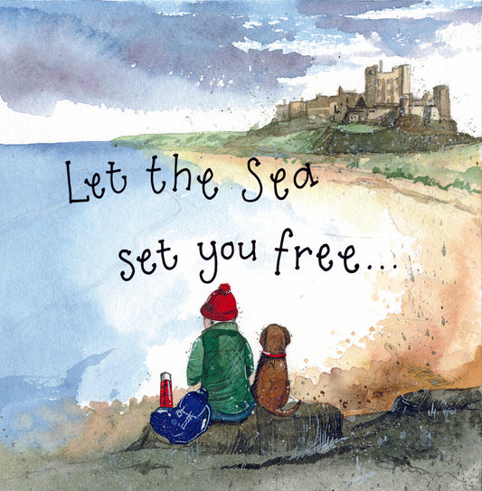 LET THE SEA SET YOU FREE CARD S482