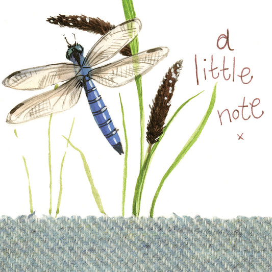 LITTLE NOTE DRAGONFLY CARD LS44