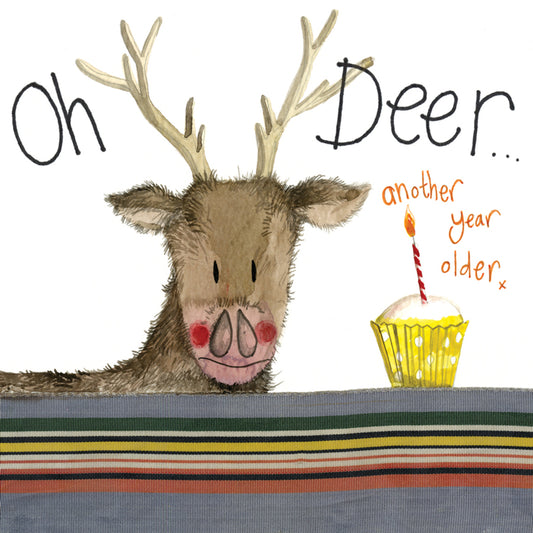 OH DEER BIRTHDAY CARD LS61