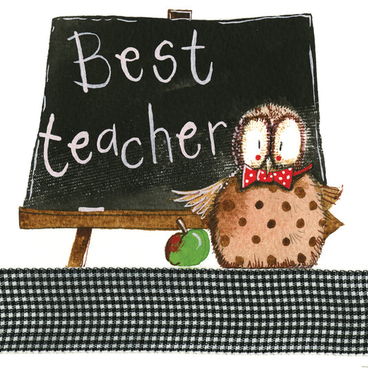 BEST TEACHER CARD LS79
