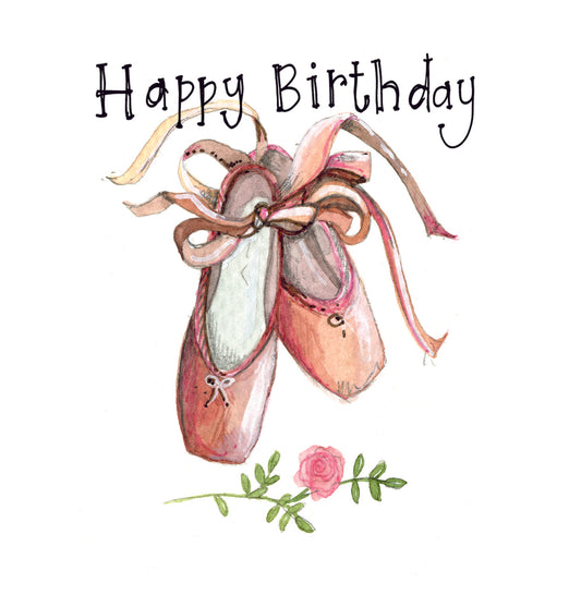 BALLET SHOES CARD LS180