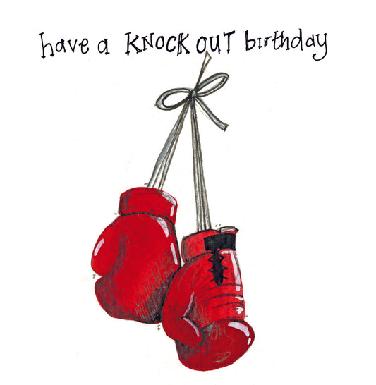 BOXING GLOVES CARD LS184