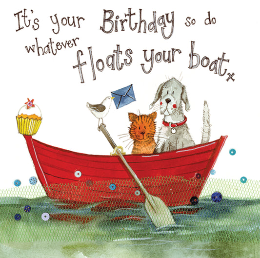 FLOAT YOUR BOAT CARD W01