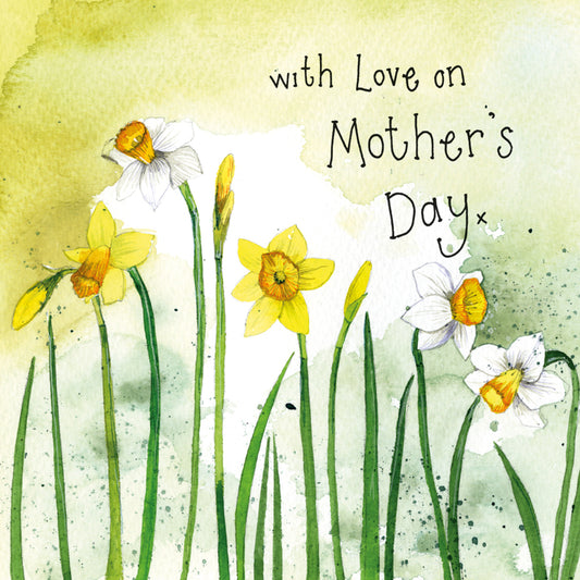 NARCISSI MOTHERS DAY CARD SPRS49