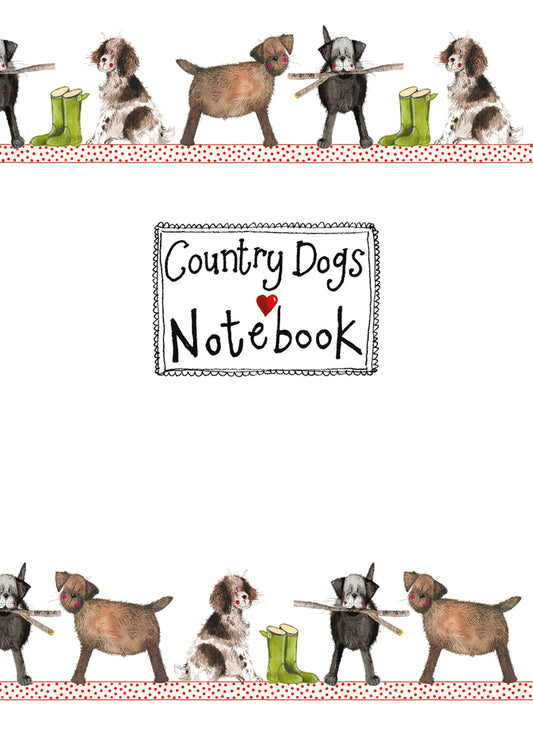 COUNTRY DOGS SOFT MEDIUM NOTEBOOK SNM11