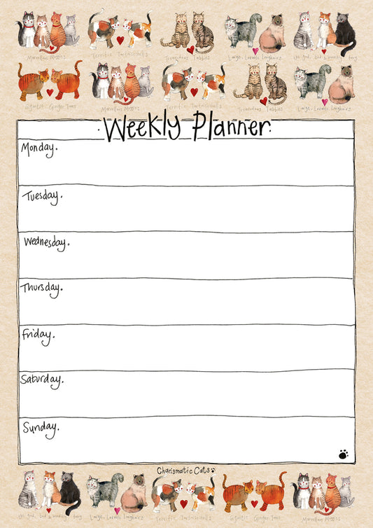 CHARISMATIC CATS WEEKLY PLANNER WP02