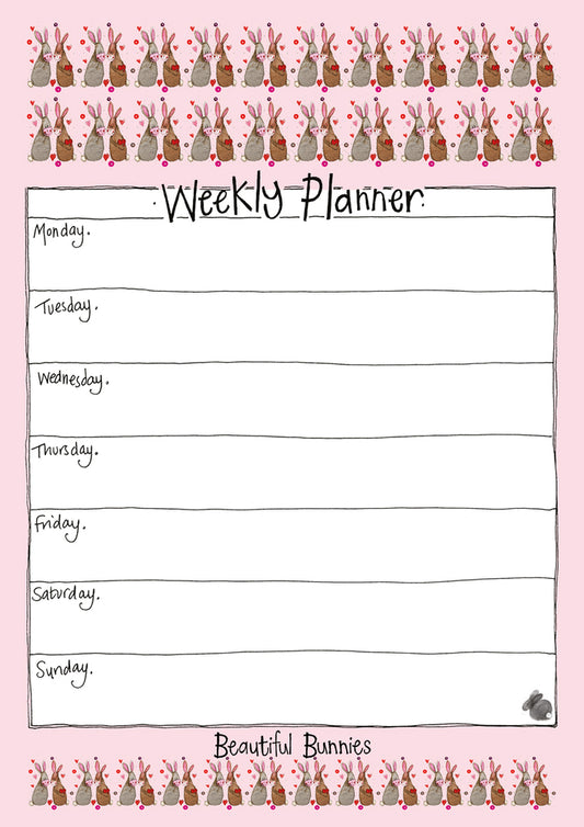 BEAUTIFUL BUNNIES WEEKLY PLANNER WP08