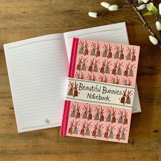 BEAUTIFUL BUNNIES HARDBACK NOTEBOOK SHB08