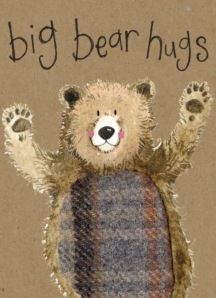 BIG BEAR HUGS SMALL KRAFT NOTEBOOK SKN01