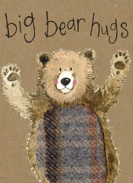 BIG BEAR HUGS SMALL KRAFT NOTEBOOK SKN01