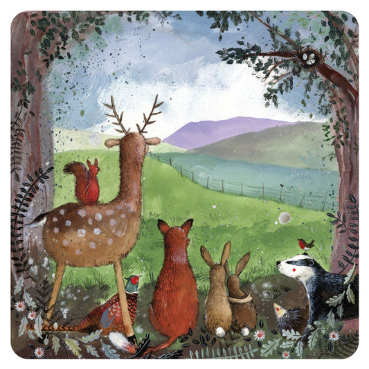 FOREST FRIENDS COASTER C155