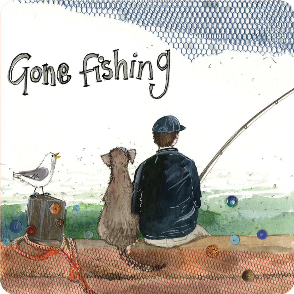 GONE FISHING COASTER C209