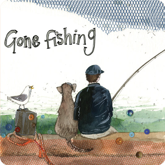 GONE FISHING COASTER C209