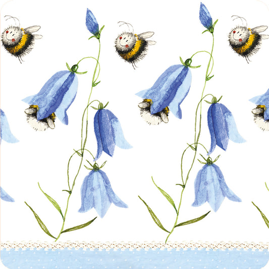 BEES AND HAREBELLS COASTER C222
