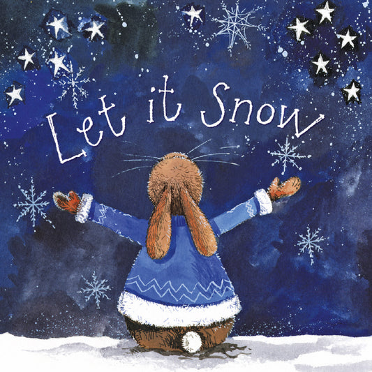 ALEX CLARK LET IT SNOW CHRISTMAS COASTER XC08 264665 XC08 264665