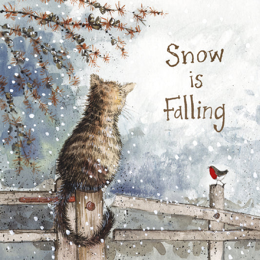 ALEX CLARK SNOW IS COMING  CHRISTMAS COASTER XC10 264666 XC10 264666