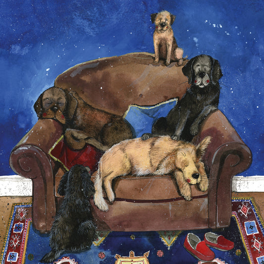DOG CHAIR BLANK CARD AC871