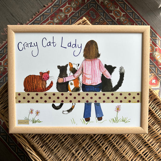 CRAZY CAT LADY LAP TRAY LP19
