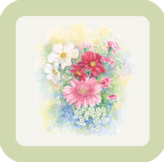 Carols Rose Garden Watercolor Gerbera Daisy Flower Drink Coaster 264907 2508 264907