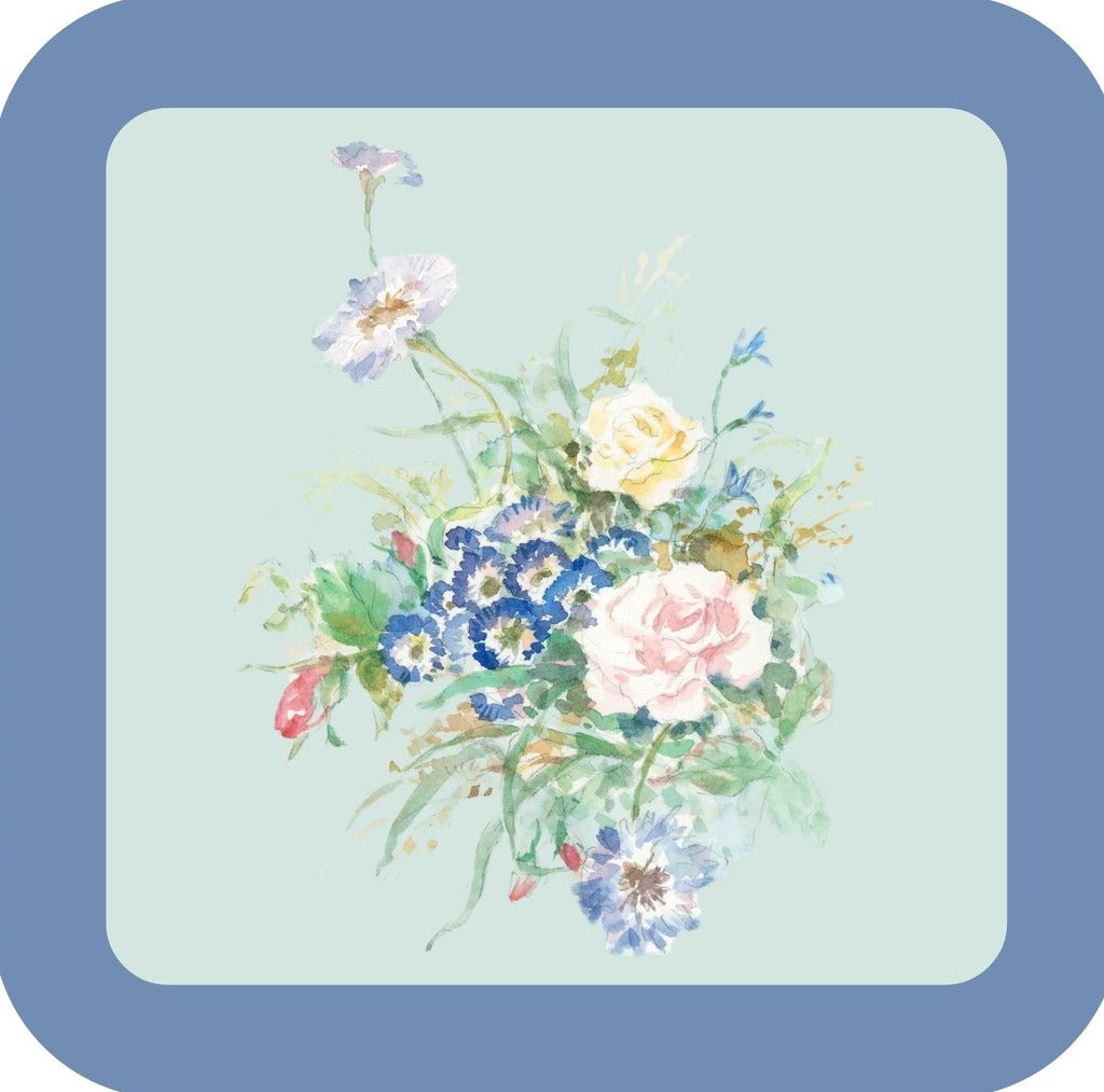 Carols Rose Garden Watercolor Spring Bouquet Flower Drink Coaster 264932 2533 264932
