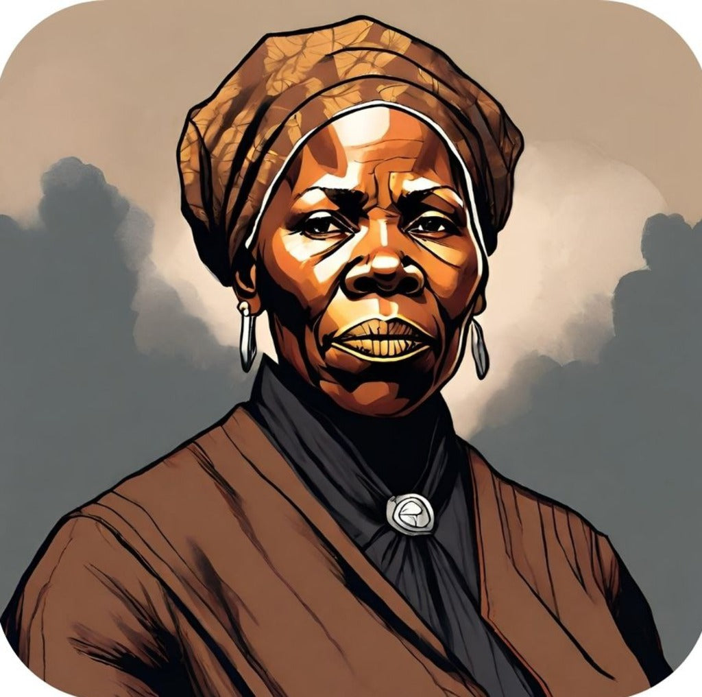 Harriet Tubman Underground Railroad Conductor Black History V4 Drink Coaster 265004 2579 265004