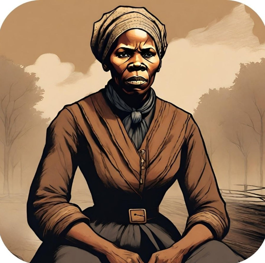 Harriet Tubman Underground Railroad Conductor Black History V7 Drink Coaster 265007 2582 265007