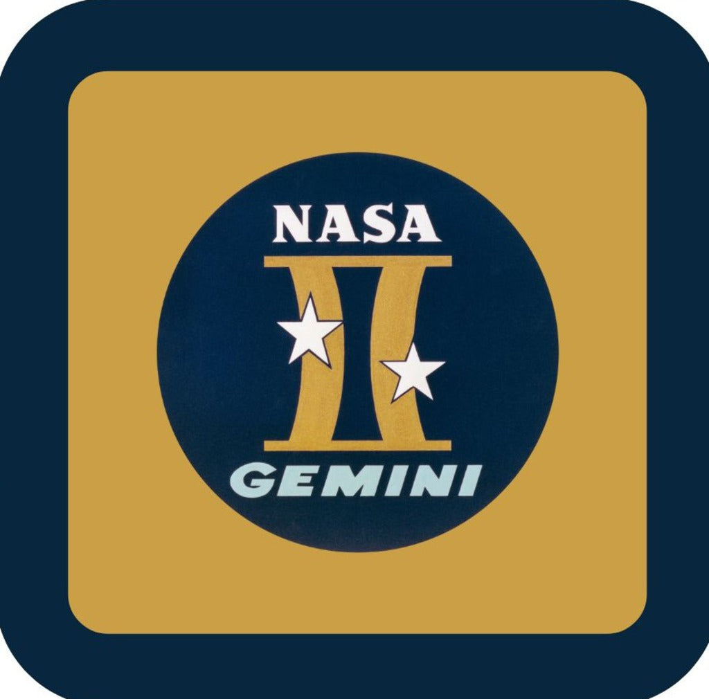 NASA Gemini II Project Retro Premium Drink Coaster Resin With Cork Backing 265706 SSC1930 265706