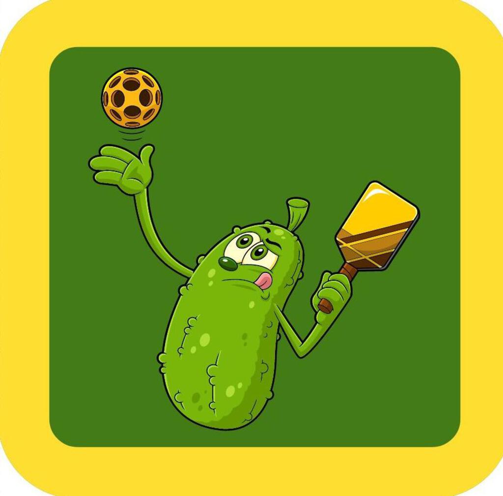 Pickleball Pickle Serving  Funny Premium Drink Coaster Resin With Cork Backing 266400 266400 266400