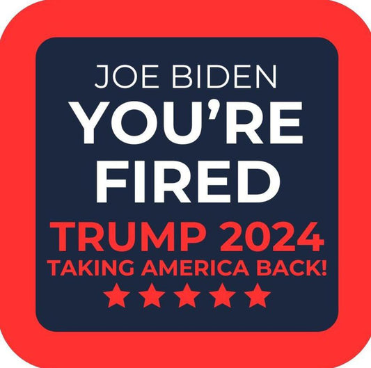 Donald J Trump MAGA Youre Fired 2024 Election Premium Drink Coaster Resin With Cork Backing 266507 trump-fired 266507