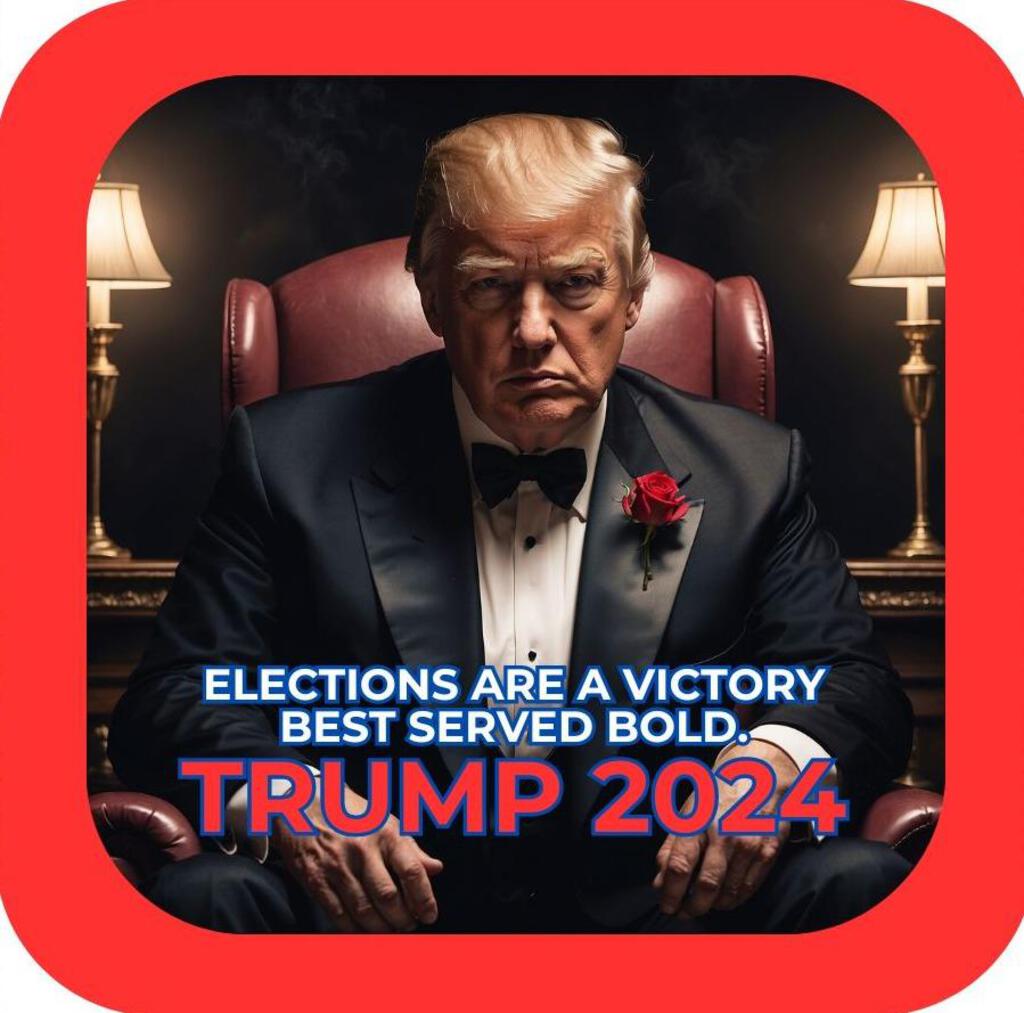 Donald Trump Donfather Victory Best Served Bold Premium Drink Coaster Resin With Cork Backing 266715 trump_victory 266715