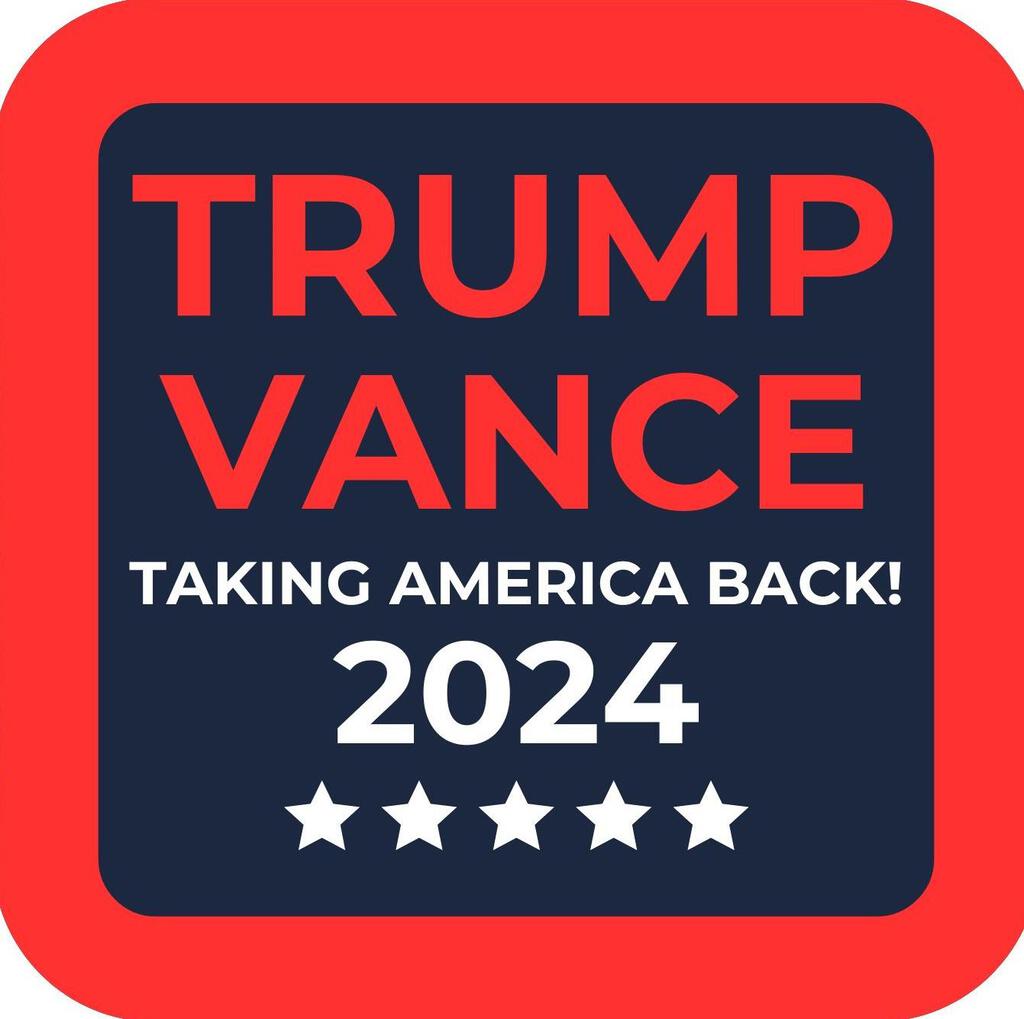 Donald Trump J D Vance President 2024 Election Premium Drink Coaster Resin With Cork Backing 266798 trump-vance 266798
