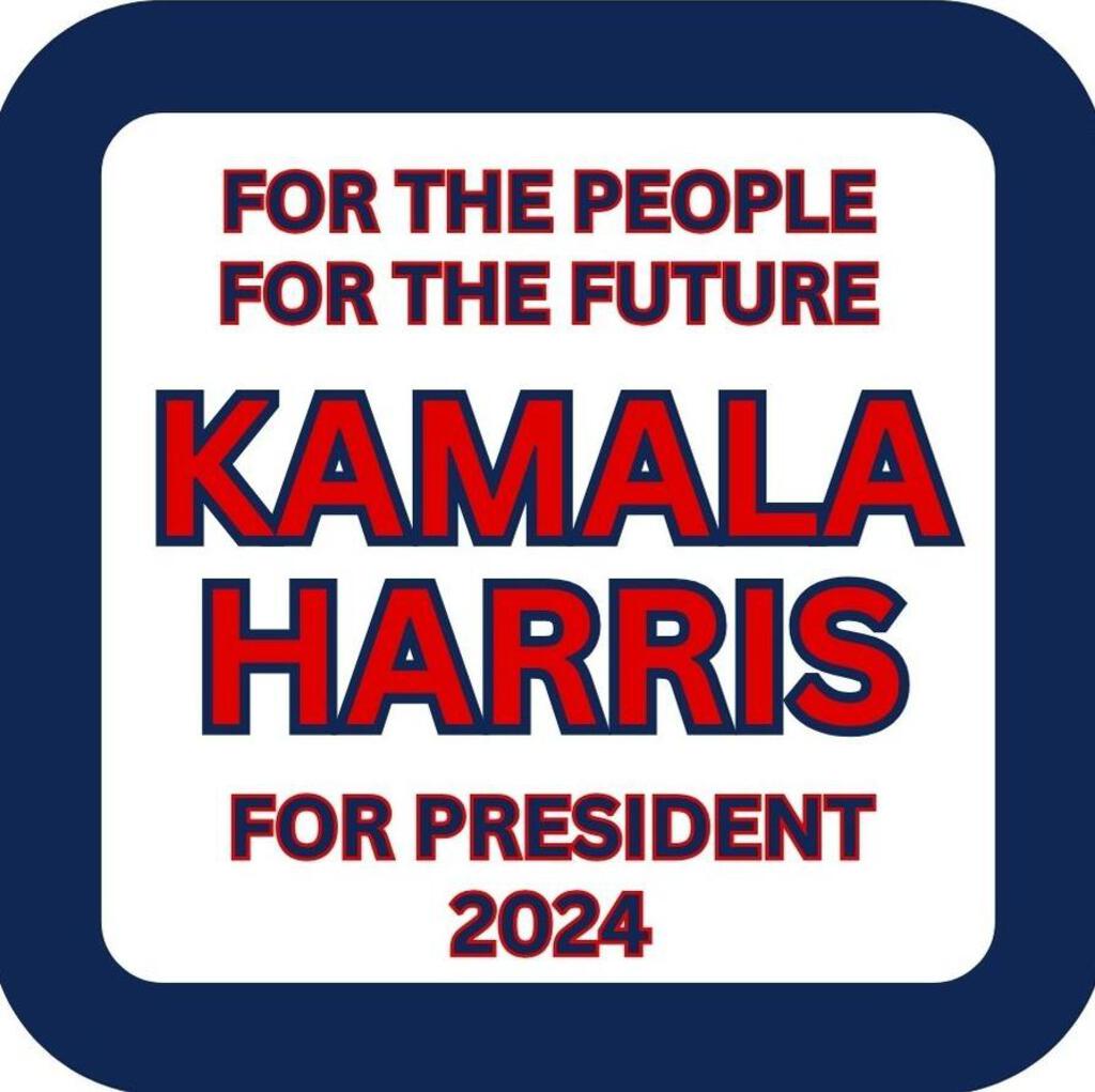 Kamala Harris For Future 2024 Presidential Campaign Premium Drink Coaster Resin Cork Backing 266837