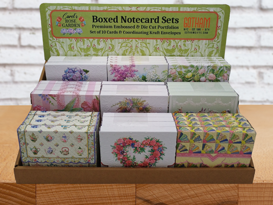 CW Counter Top Display 3 Shelf 9 SKU 36 Item Capacity With Header Notecard CDU Large Kraft  267163