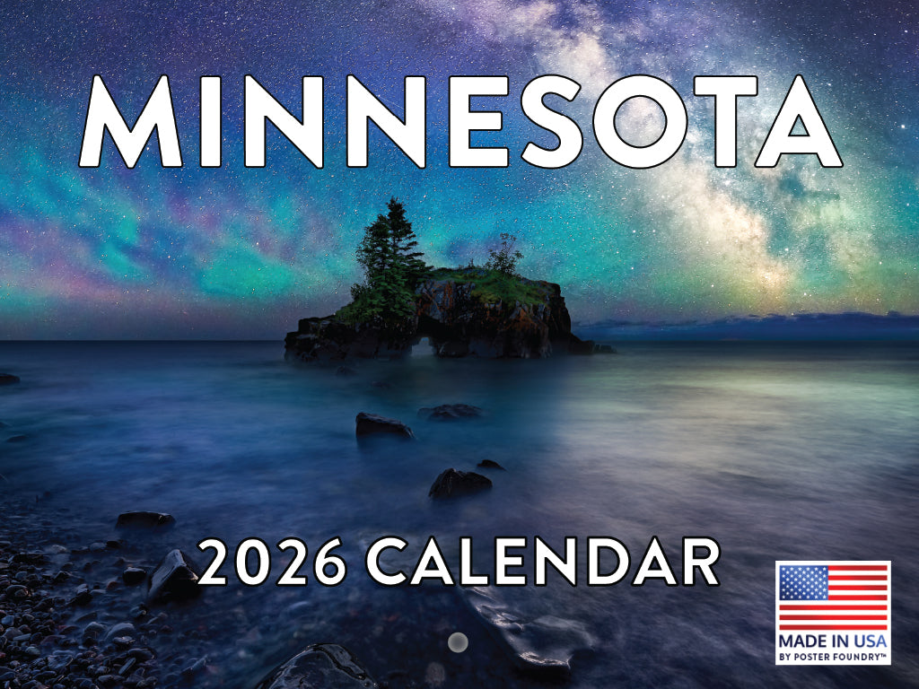 Minnesota Calendar 2026 Monthly Wall Calender 12 Month | American Made In The USA 267978