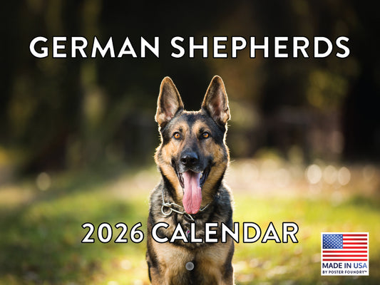 German Shepherd Calendar 2026 Monthly Wall Calender GSD Shepard Gifts 12 Month | American Made In The USA 268013