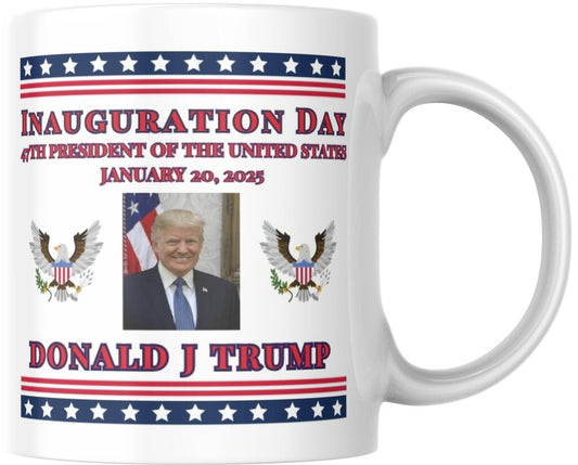 Donald Trump Presidential Inauguration Eagle Seal Ceramic Coffee Mug 12 oz 268014