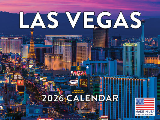 Las Vegas Calendar 2026 Monthly Wall Calender 12 Month | American Made In The USA 268097