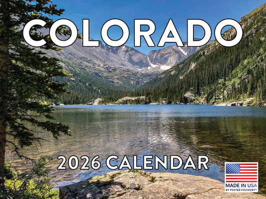 Colorado Calendar 2026 Monthly Wall Calender 12 Month | American Made In The USA 268118