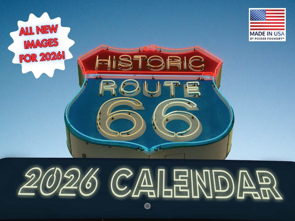 Route 66 Calendar 2026 RT 66 Monthly Wall Calender 12 Month | American Made In The USA 268141