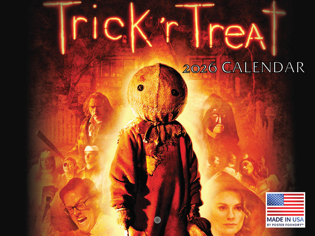 Trick R Treat Calendar 2026 Officially Licensed Merch Horror Halloween Movie Monthly Wall Calender 12 Month | American Made In The USA 268474