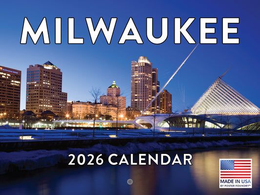 Milwaukee Calendar 2026 Monthly Wall Calender 12 Month | American Made In The USA 268493